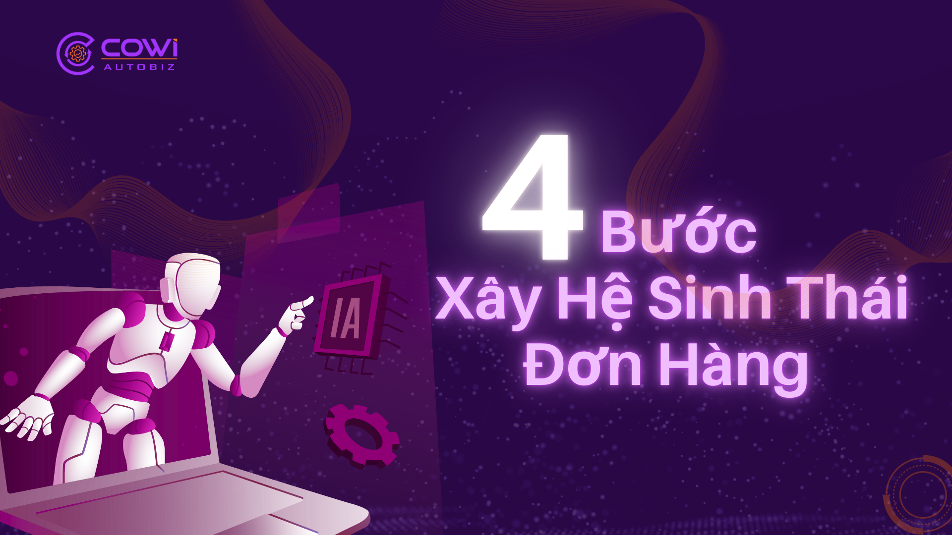 ảnh bìa 4 bước xây dựng hệ sinh thái đơn hàng bài bản